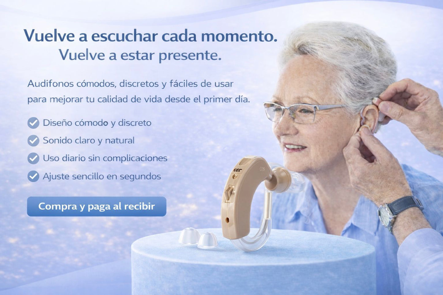 AUDÍFONO PARA LA SORDERA